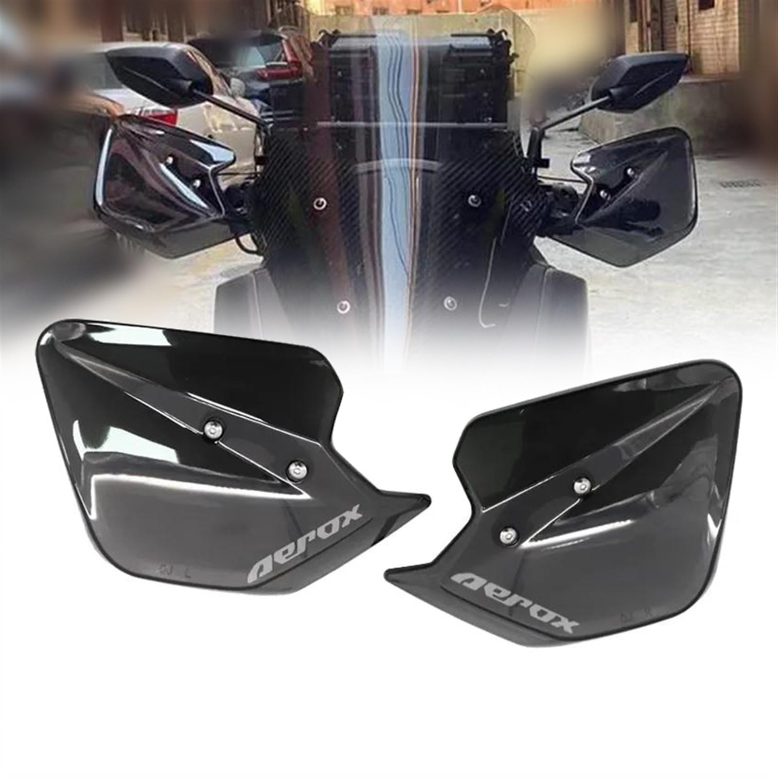 Protège-mains moto WOODEY pour trajets urbains en Yamaha NVX NMAX 155