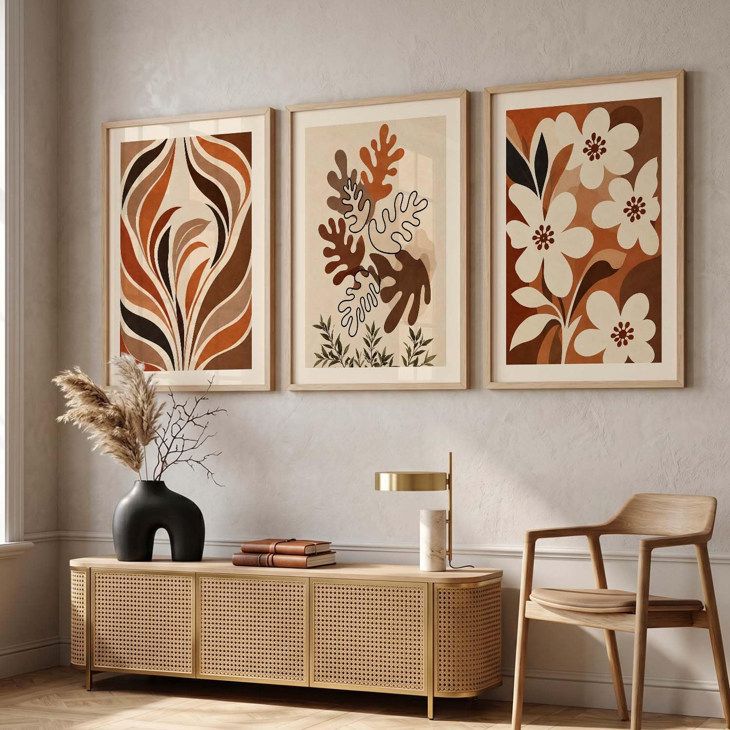 Minimalist Boho Wall Art - Set of 3 Prints -23 Minimalist Boho Wall Art - Set of 3 Prints -23