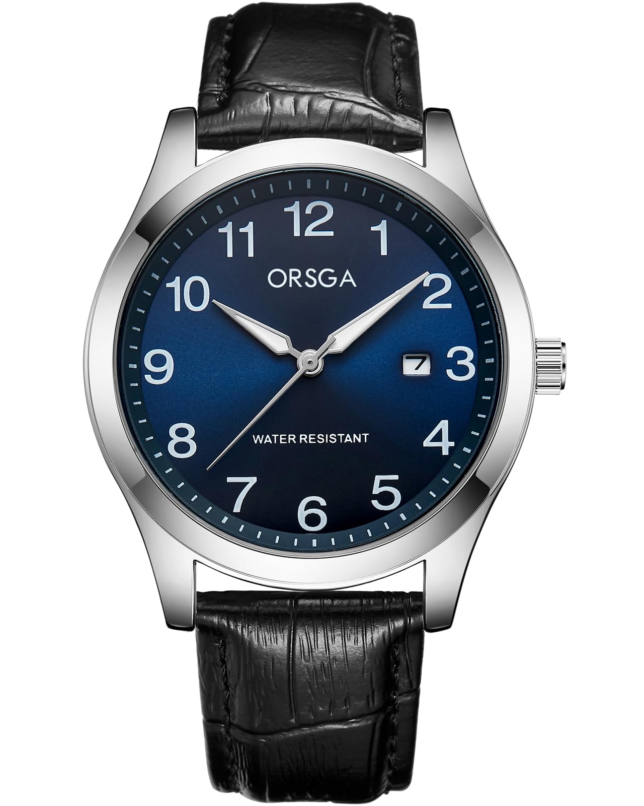 CIVO Orologio Uomo Acciaio Analogico Orologio da Polso Elegante Data Impermeable Luminoso Orologio da Uomo Classico Business Quarzo Orologi, Regalo Uomo