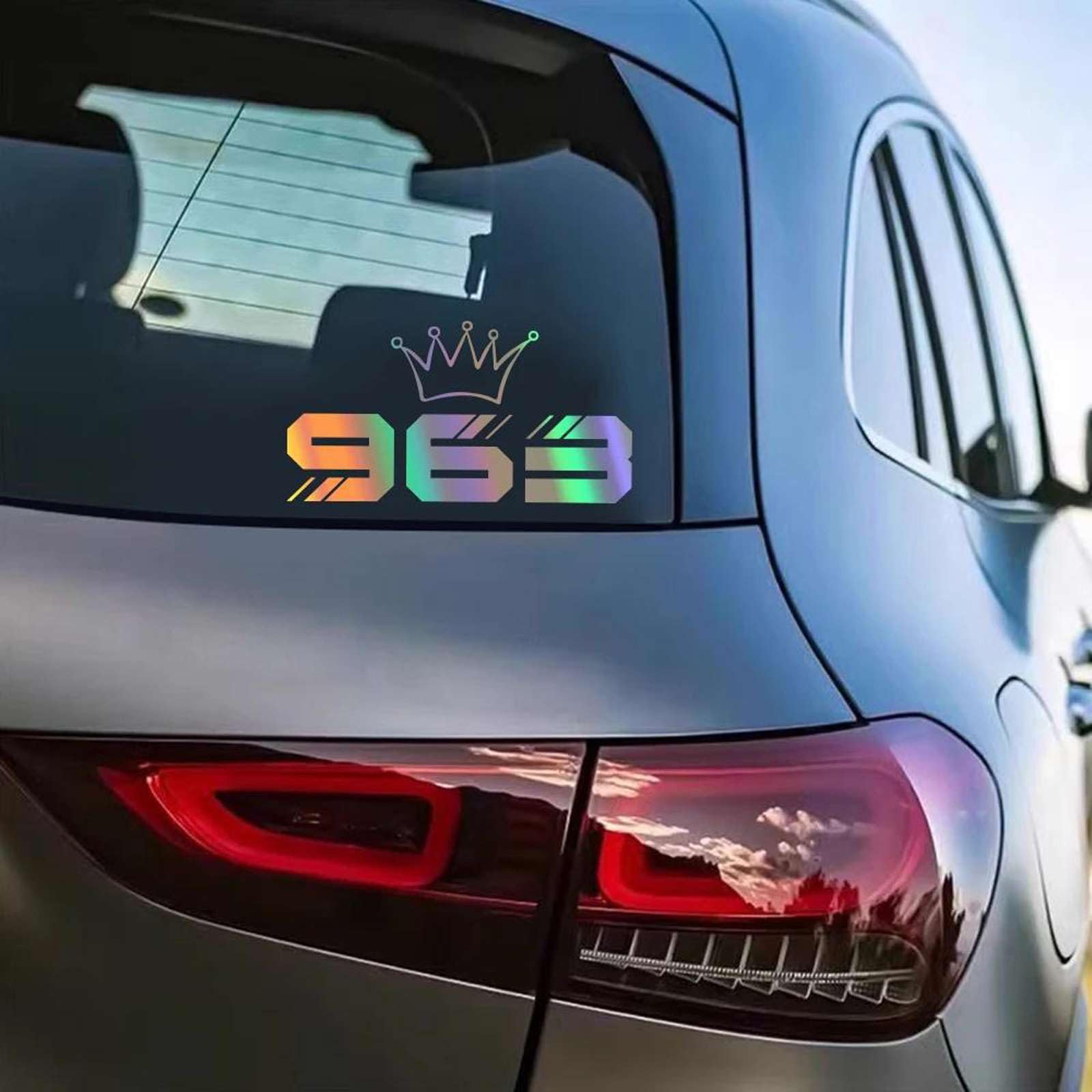 Amazon.co.jp: OPIKUGS 車用ステッカー クリエイティブナンバー963
