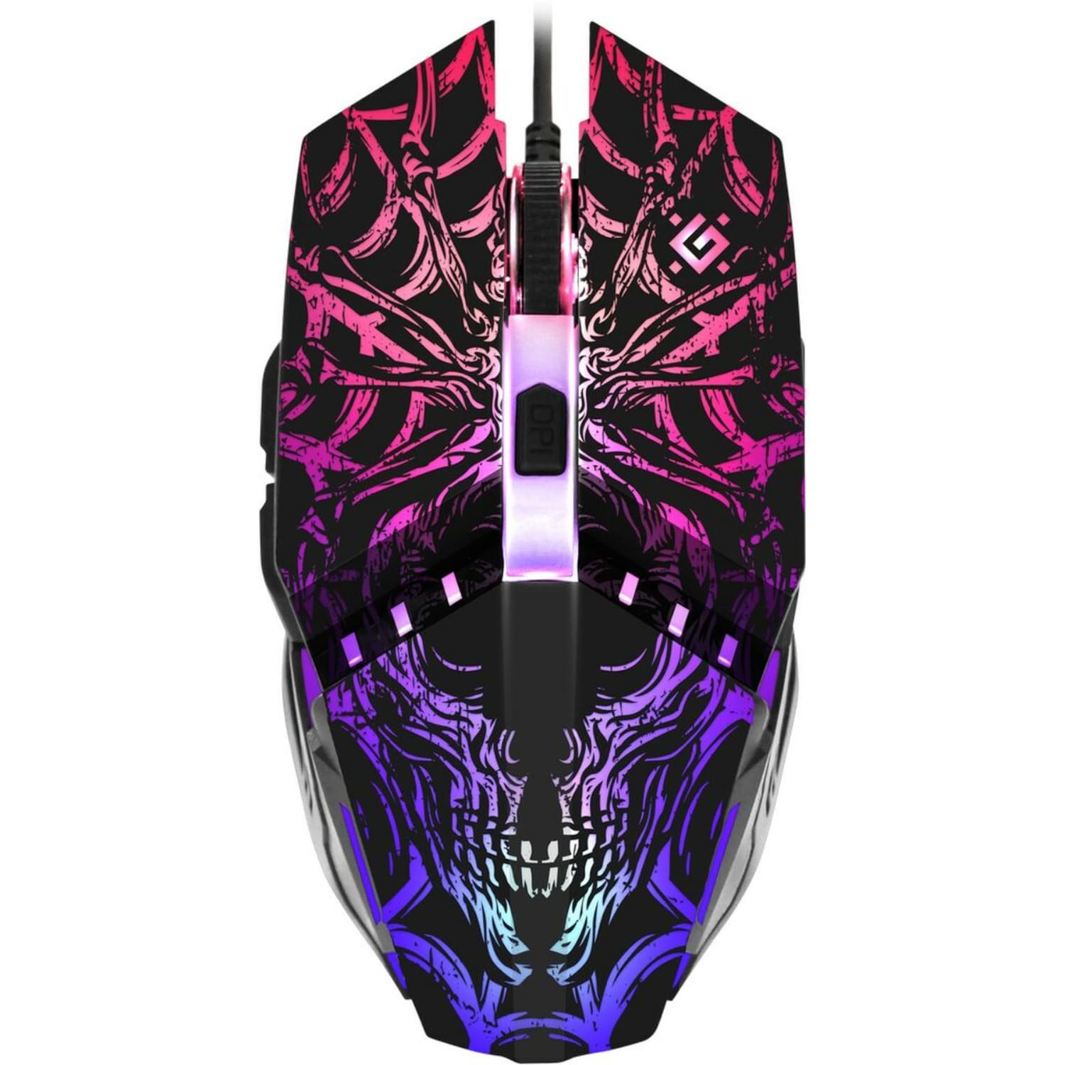 Defender Gm-670L Mouse Gaming Ambidextrous Optical 2400 Dpi