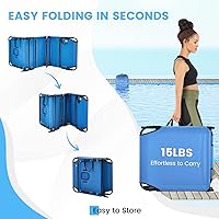 Vista 17 de GYMAX Silla bronceadora, silla de playa de 350 libras con orificio facial, almohada lavable y correa de transporte, tumbona plegable ajustable