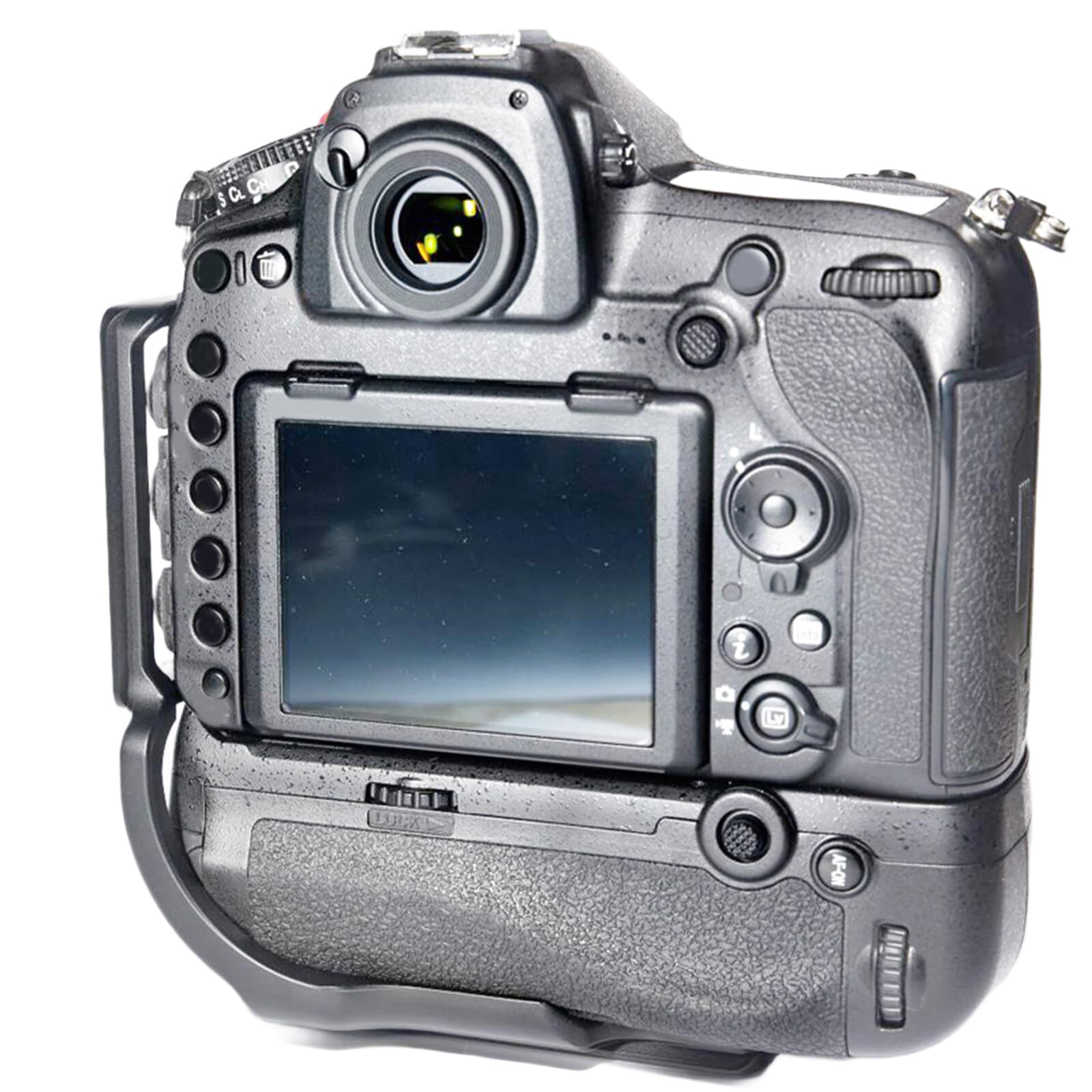 Aluminiowy wspornik Link L do aparatów DSLR z uchwytem akumulatorowym