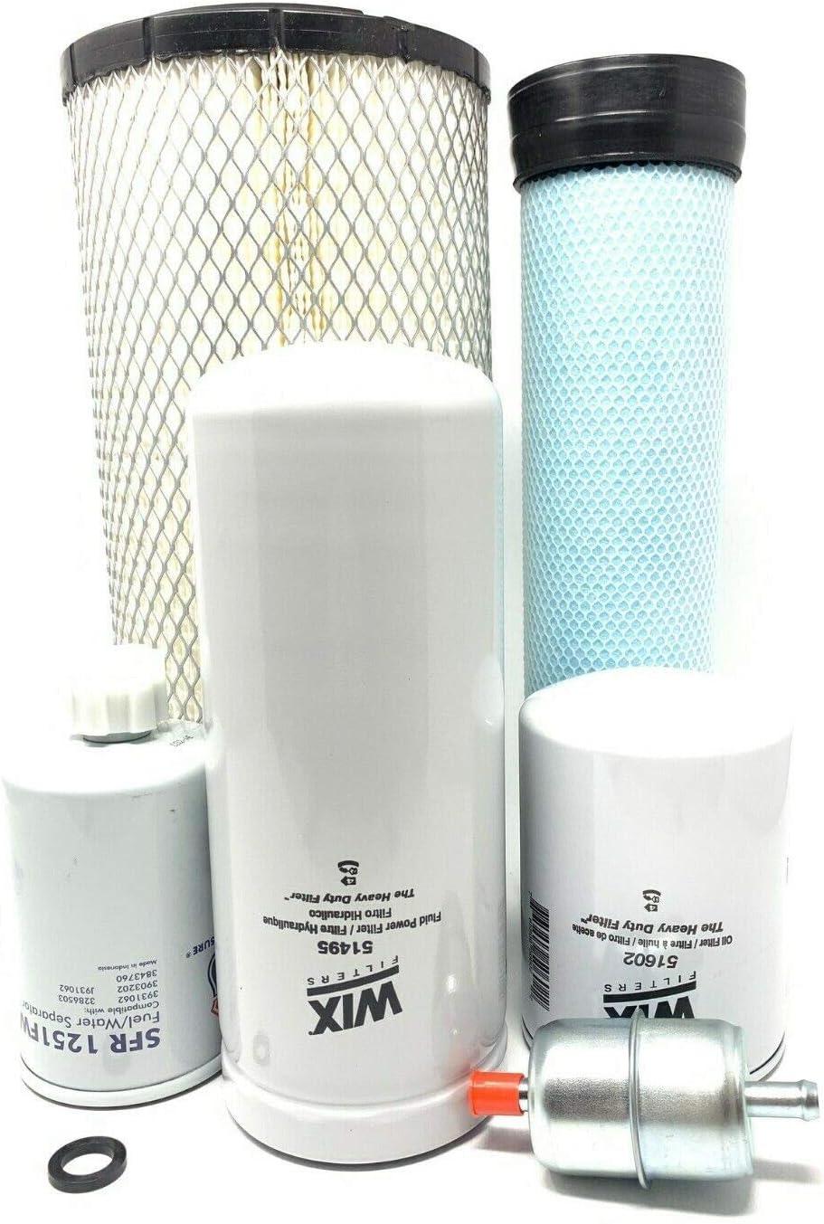 CFKIT Filter Kit Compatible with CASE 70XT W/Turbo 4T-390 Diesel Engine