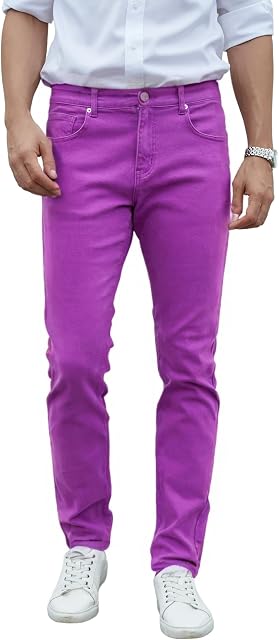 TEGIAS Slim-Fit Stretch Jean Classic Comfort Regular Fit pour homme