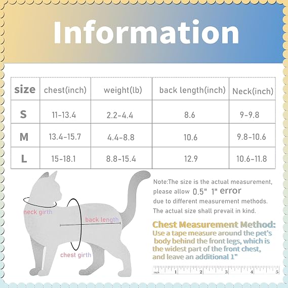 2 Pack Cat Professional Recovery Suit，Body Suits for Abdominal Wounds or Skin Diseases，E-Collar Alternative for Cats, Onesie Cat Clothes After Surgery Collar & Cone Alternative
