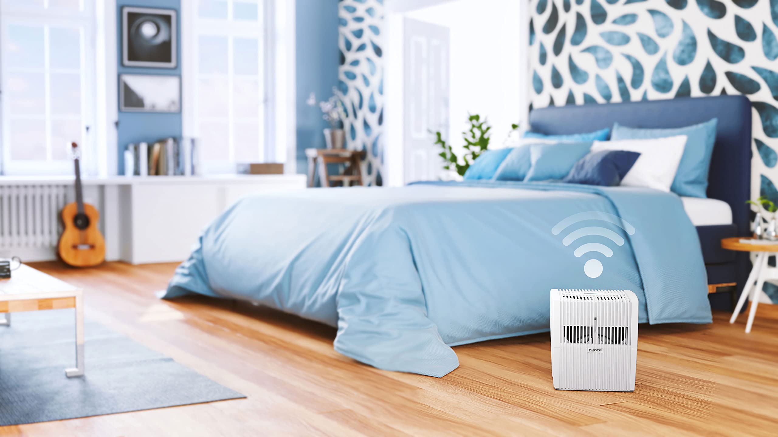 Venta Nawilżacz powietrza AH530, bardzo cichy 24 dB (A), energooszczędny 3 W, higieniczne zimne parowanie bez filtra, duży zbiornik 7 l, do 45 m², sterowanie aplikacją, z funkcją zapachu