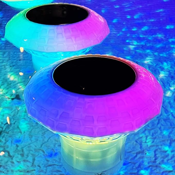 Dosificador Solar de Cloro para Piscina con Luces RGB miniatura 3