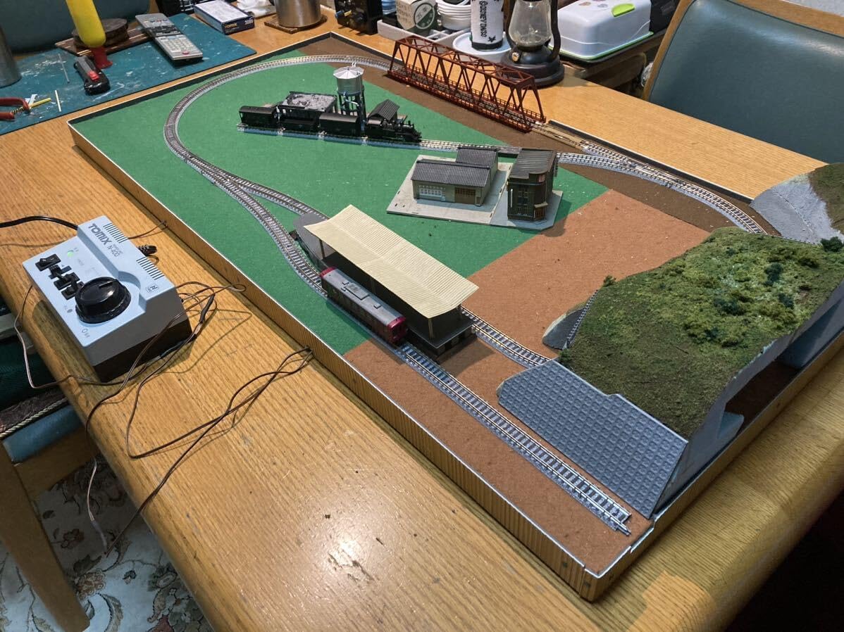 Nゲージジオラマ (シリーズNo.6 単線退避駅) TX レールト 鉄道模型