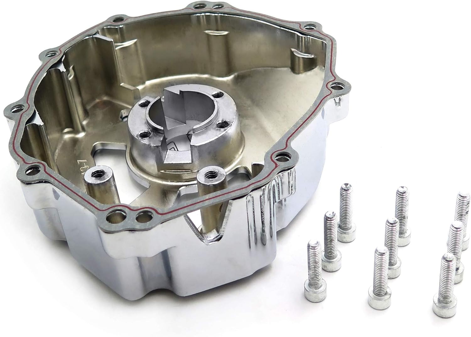 HTT- Chrome Left Engine Stator Cover See Through For 2008-2011 CBR 1000RR w/gasket