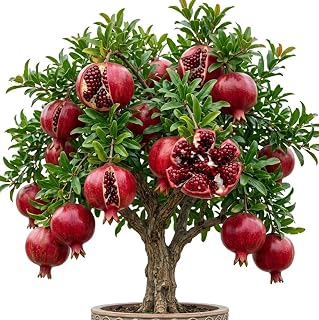 Compact live Wonderful pomegranate plant
