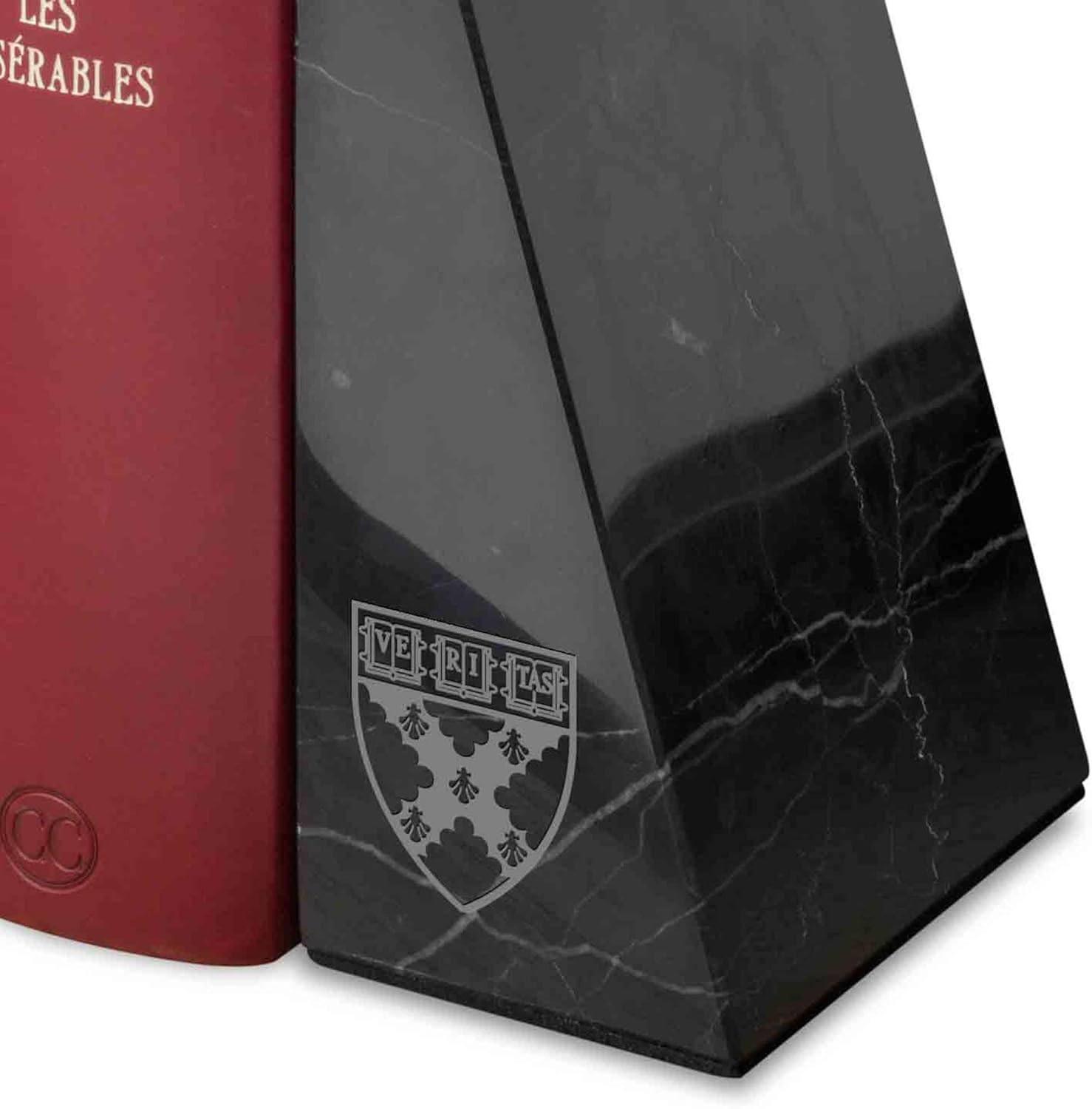 M.LaHart NCAA Unisex Marble Bookends