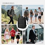 6x13x17 inch Personal Item Bag for Budget Flight in Canada,15x33x43 cm Travel Bag,Expandable Travel Backpack