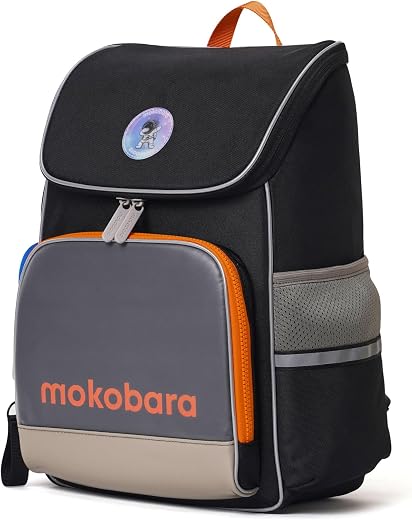 MOKOBARA The Bumblebee Backpack-Lightweight Water-Resistant School Backpack for Kids (6-8 Years) with Magicmove Logo and R...