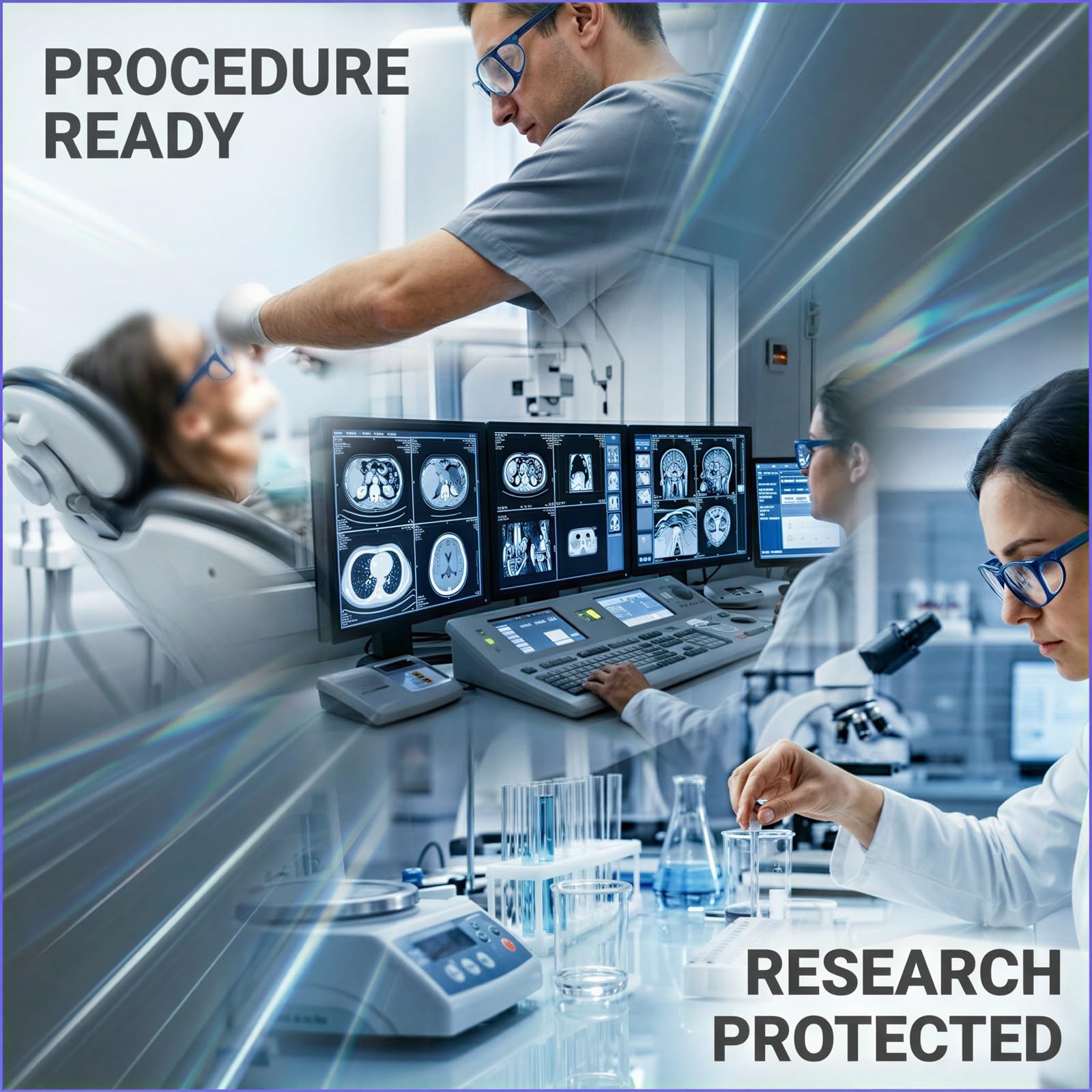 Strahlenschutzbrille mit Pb-Schutz und Seitenschildern, leichte Schutzbrille für Radiologie, Labor und Röntgenraum, komfortabel, mit klarem Sichtfeld und sicherem Halt für den professionellen Einsatz