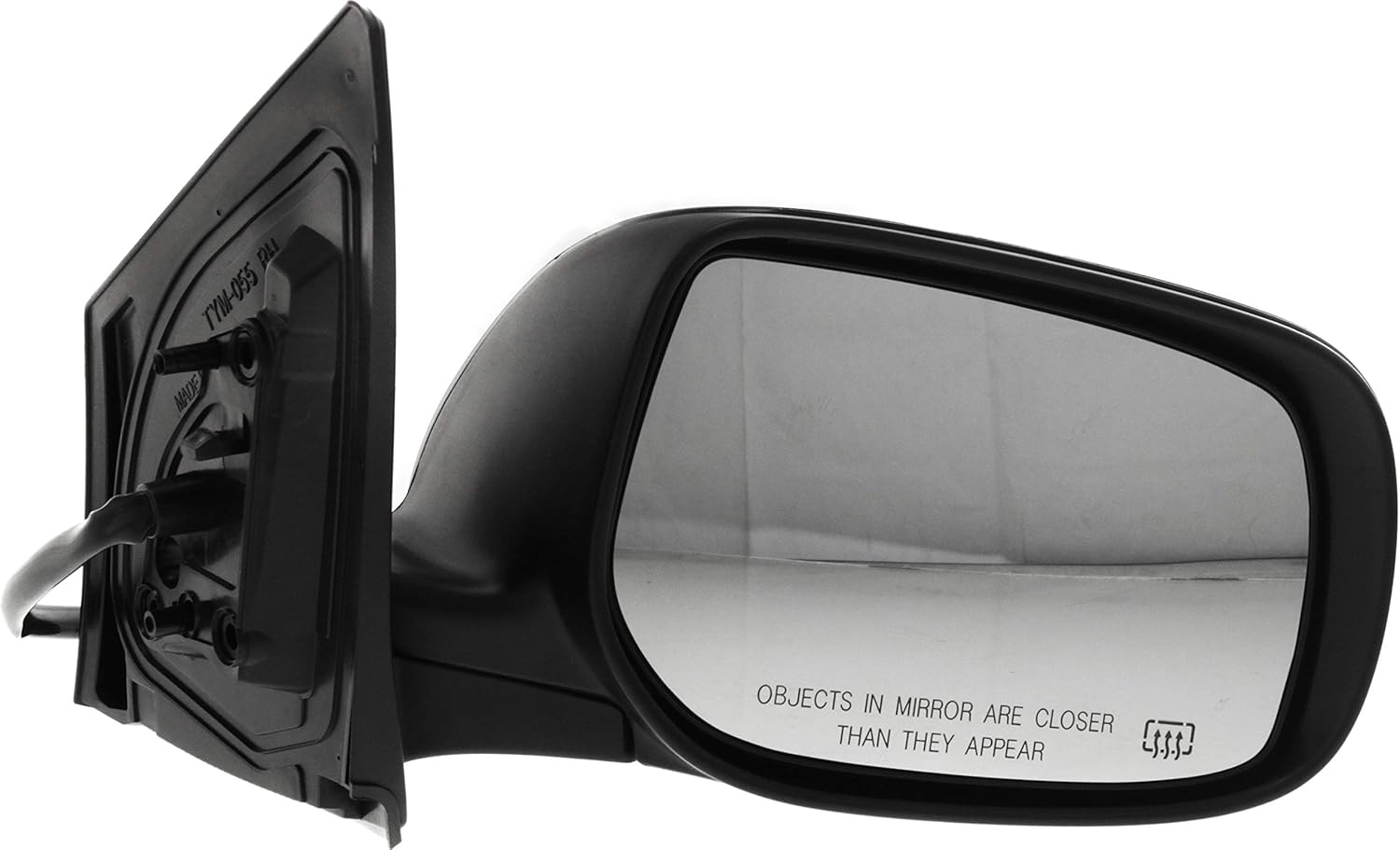 Garage-Pro Driver & Passenger Side Power Heated Mirrors for Toyota Corolla 2009-2013, Paintable, Toyota Corolla Accessories, Car Accessories, Japan or USA Built Vehicle