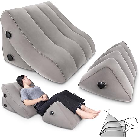 SAHEYER Inflatable Wedge Pillow for Sleep Apnea - Your Comfort Buddy