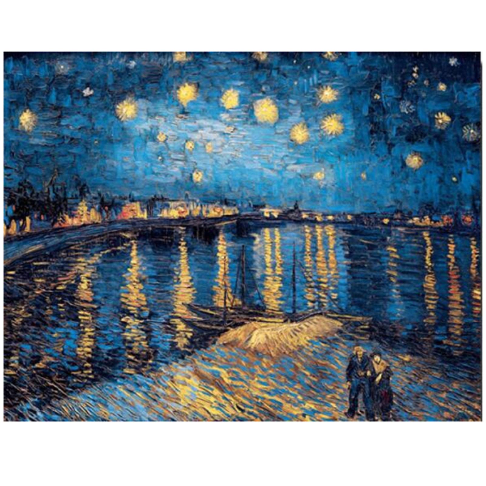 Amazon｜ゴッホ星月夜のキャンバスの絵画のレプリカ壁の印象派の