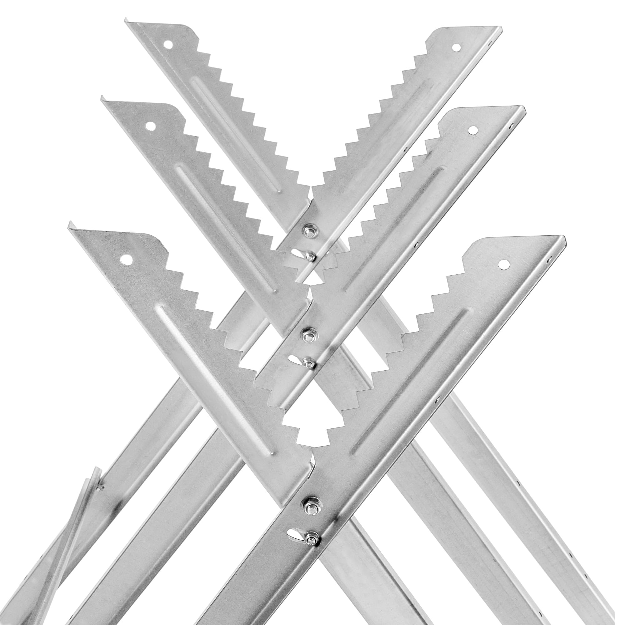 KADAX Cavalletto pieghevole per motosega, cavalletto pieghevole in acciaio, supporto in legno pieghevole, portata fino a 150 kg, telaio per segare legna da ardere, cavalletto pieghevole