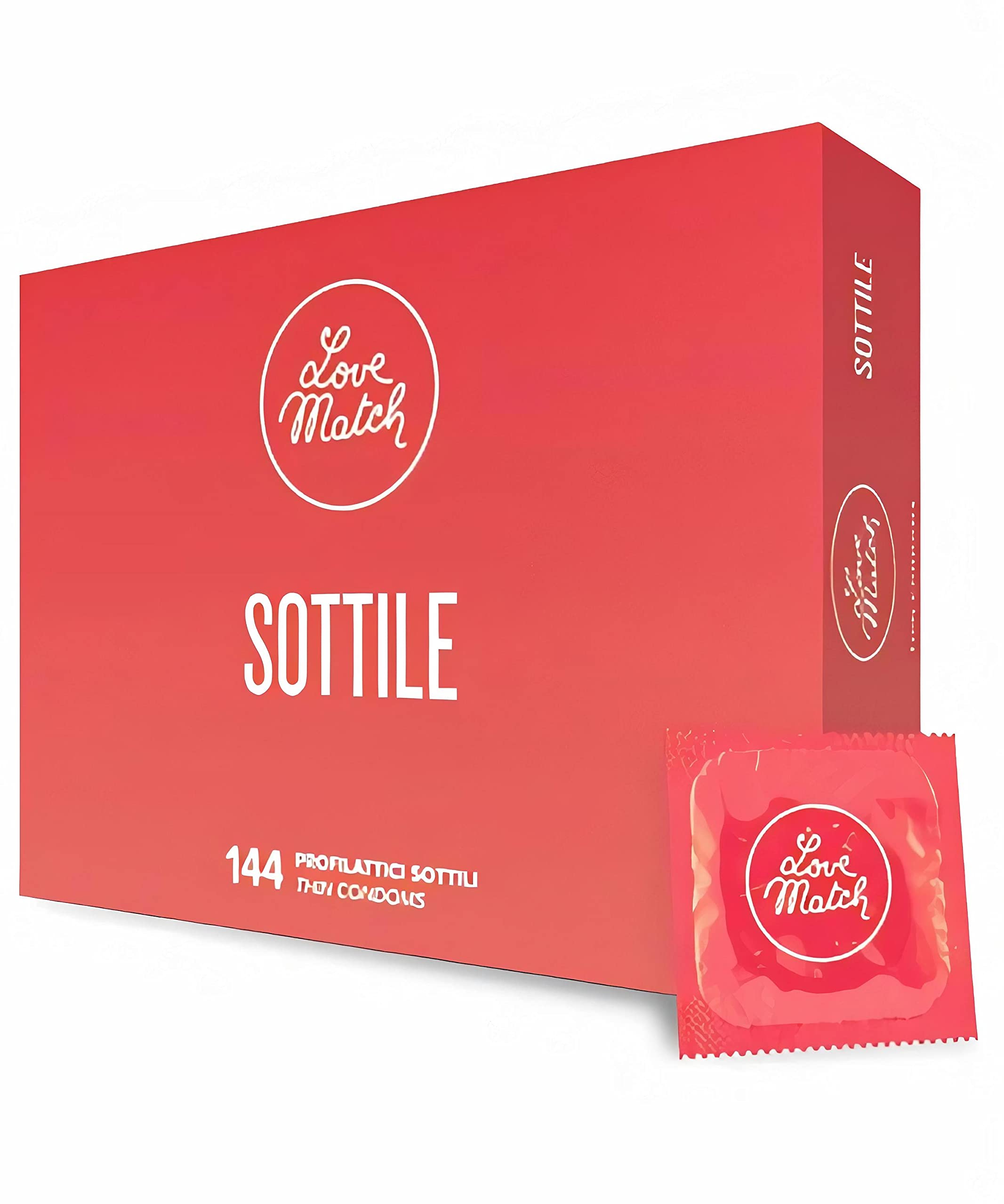 Love Match Sottile Preservatives Box mit 144 Stück