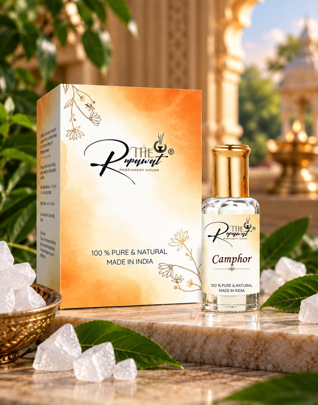 the rupawat perfumery house Camphor Attar – 12ML | 100% Alcohol-Free, Long-Lasting Natural Perfume Oil for Men & Women | Pure, Real Fragrance, Unisex Scent-picture-13