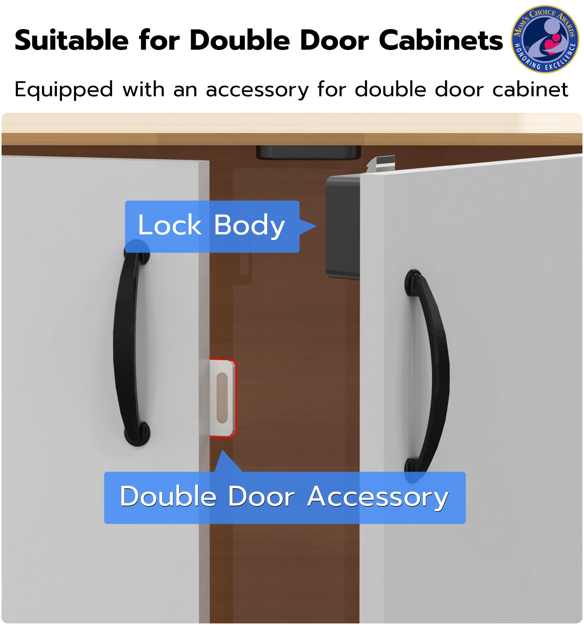 Anweller Cerradura inteligente para gabinete, oculta sin taladro, adhesiva, a prueba de bebés, a prueba de niños, cerraduras de gabinete RFID Bluetooth sin llave para adultos, archivador, cocina