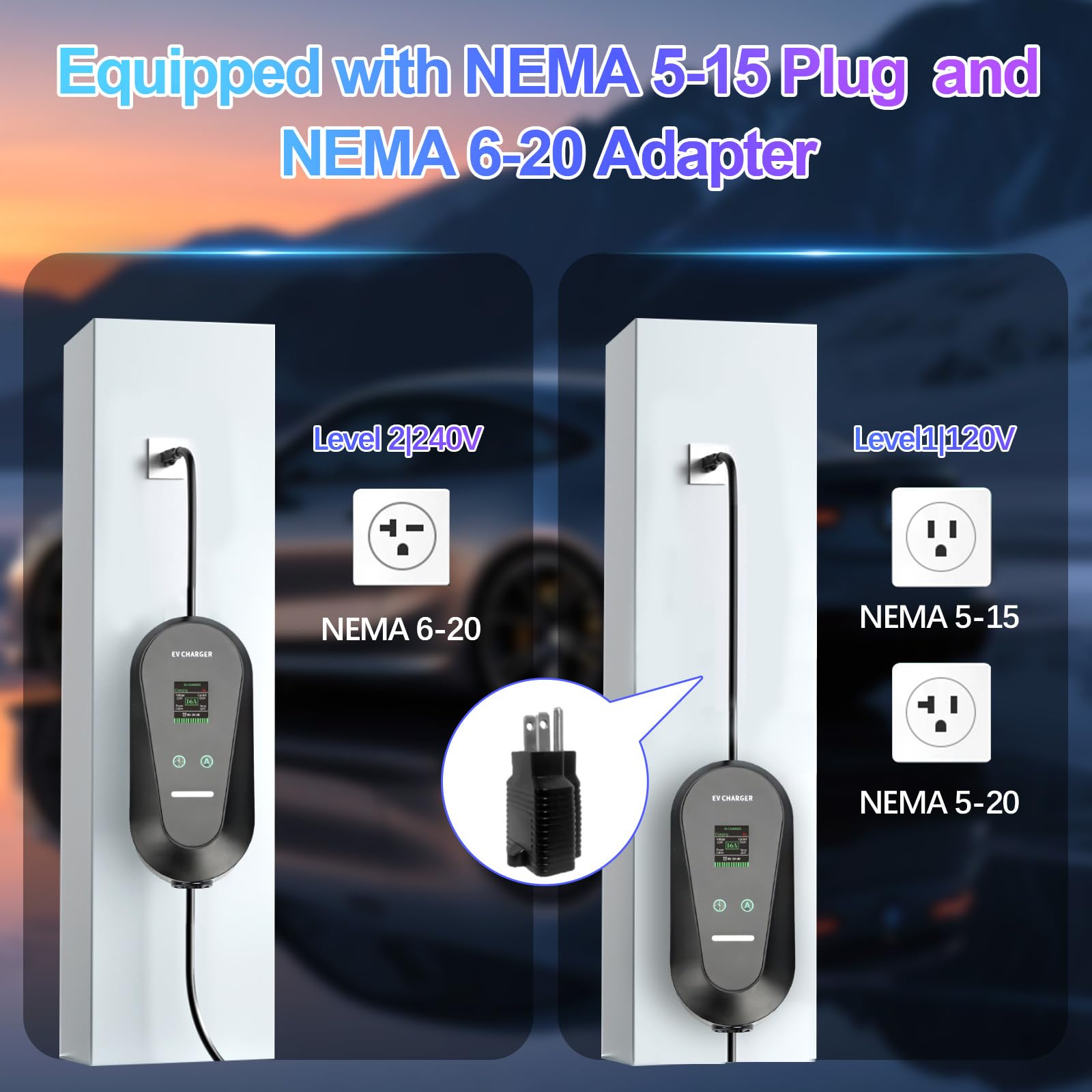 電気自動車用ポータブルEV充電器 Amazon.co.jp: Toptoo レベル 1+2 ポータブルEV充電器 電気自動車用