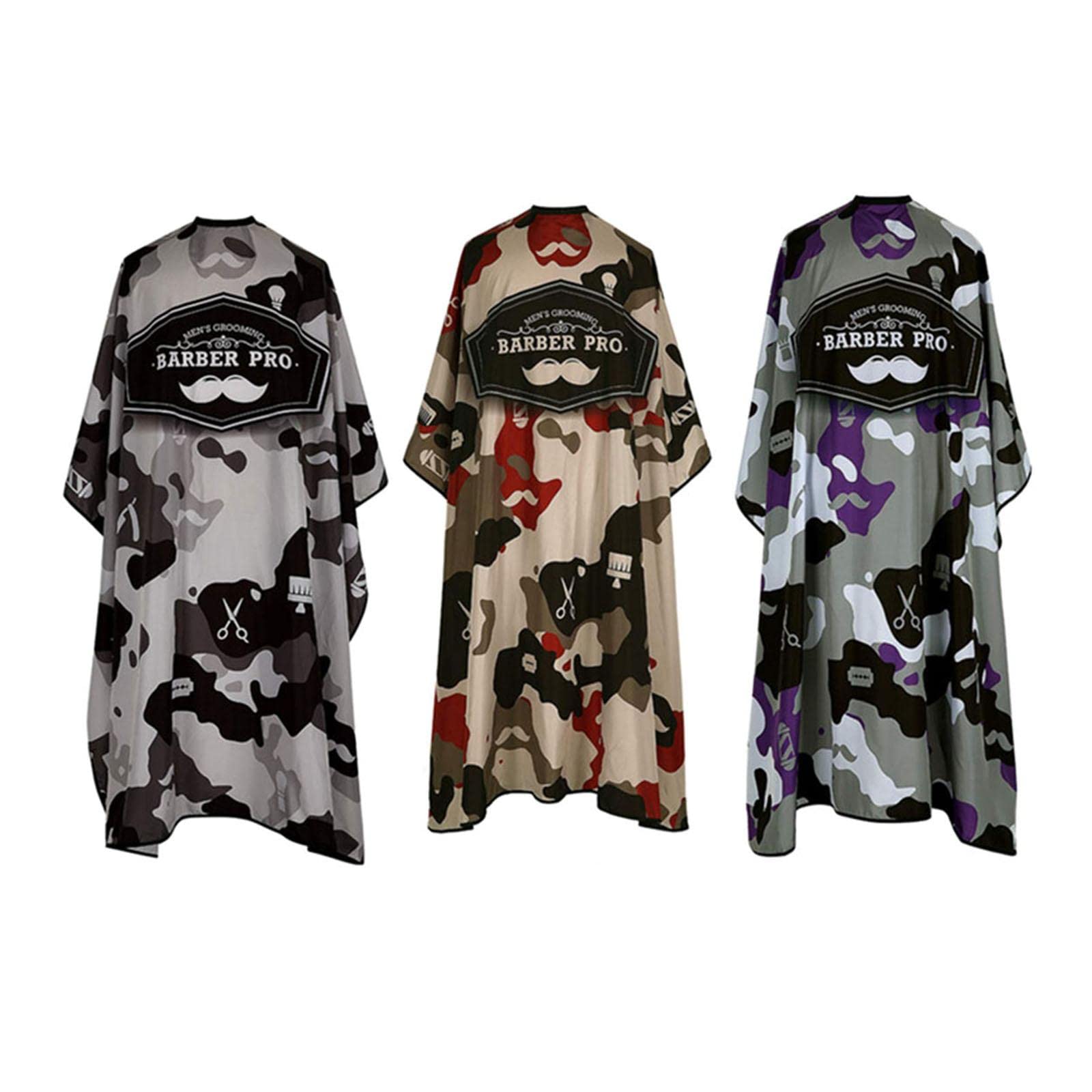 CLUB BOLLYWOOD® Professional Barber Salon Cape for Hair Cutting Styling Black Camouflage | Salon & Spa Equipment | Styling Capes & Gowns-image-24