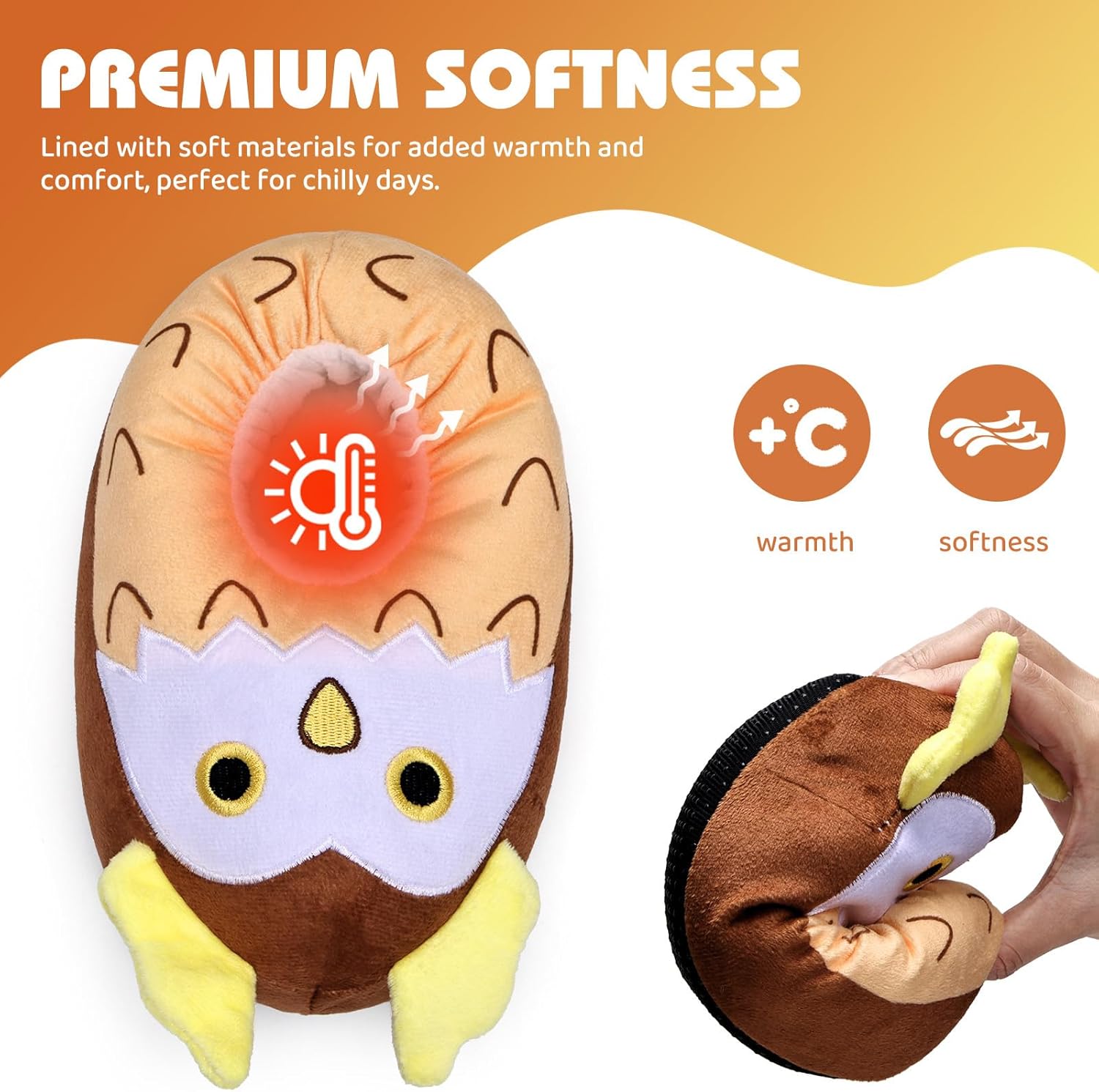 IceUnicorn Toddler Cute Animal Slippers Kids Christmas Plush Warm House Shoes Girls Boys Bedroom Indoor Washable Slipper - Image 5