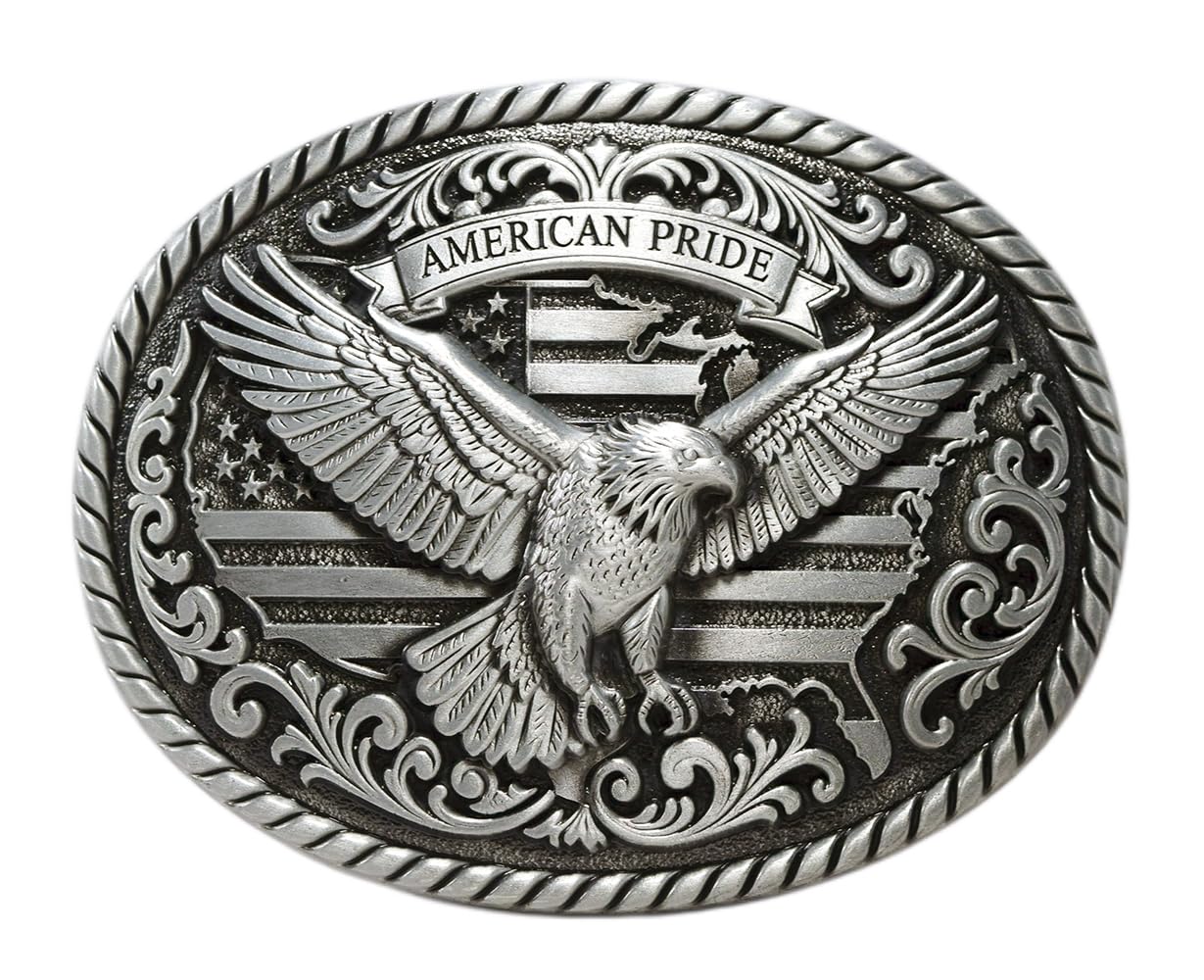 Moranse Cross Cowboy Kneeling Prayer Horse Zinc Alloy Belt Buckles