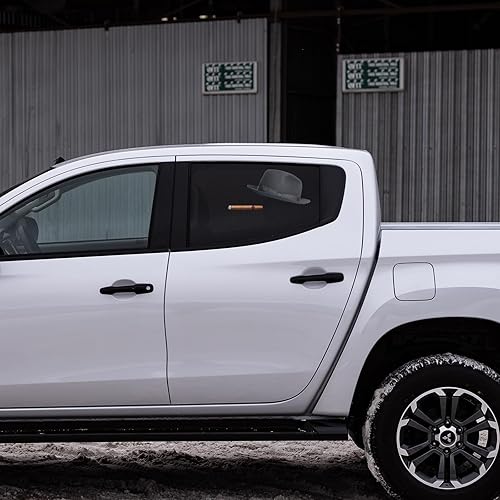 Miniatura 6 de Calcomanía para ventana de sombrero de cigarro gris Fedora - Pegatina divertida para coche