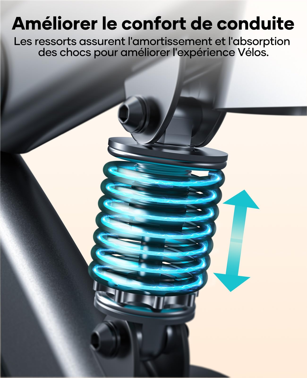 TOPUTURE Velo d'Appartement avec Écran LCD, Résistance Réglable 100 Niveaux, Silencieux, Capacité 160 kg