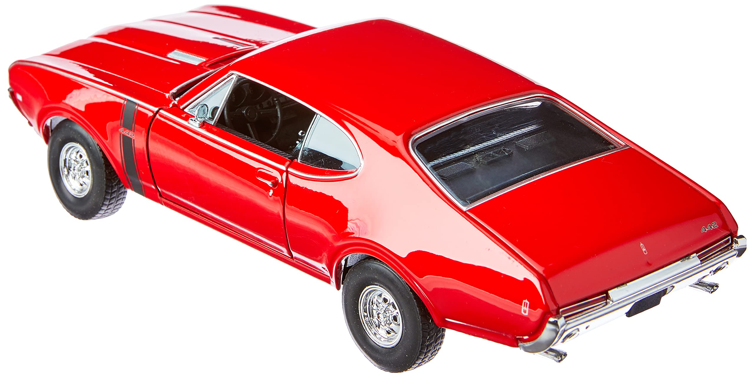 Welly - Oldsmobile 442 1968 - 1/24 - Couleur Or Clair - Modèle De Collection