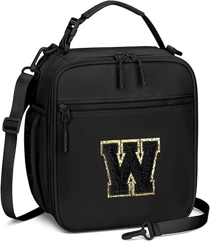 Miniatura 33 de Lonchera inicial aislada para niñas y niños, regalo para regreso a clases, bolsa de almuerzo reutilizable a prueba de fugas con correa ajustable