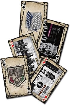 Attack on Titan Eye Catch Artwork Group Playing Cards
