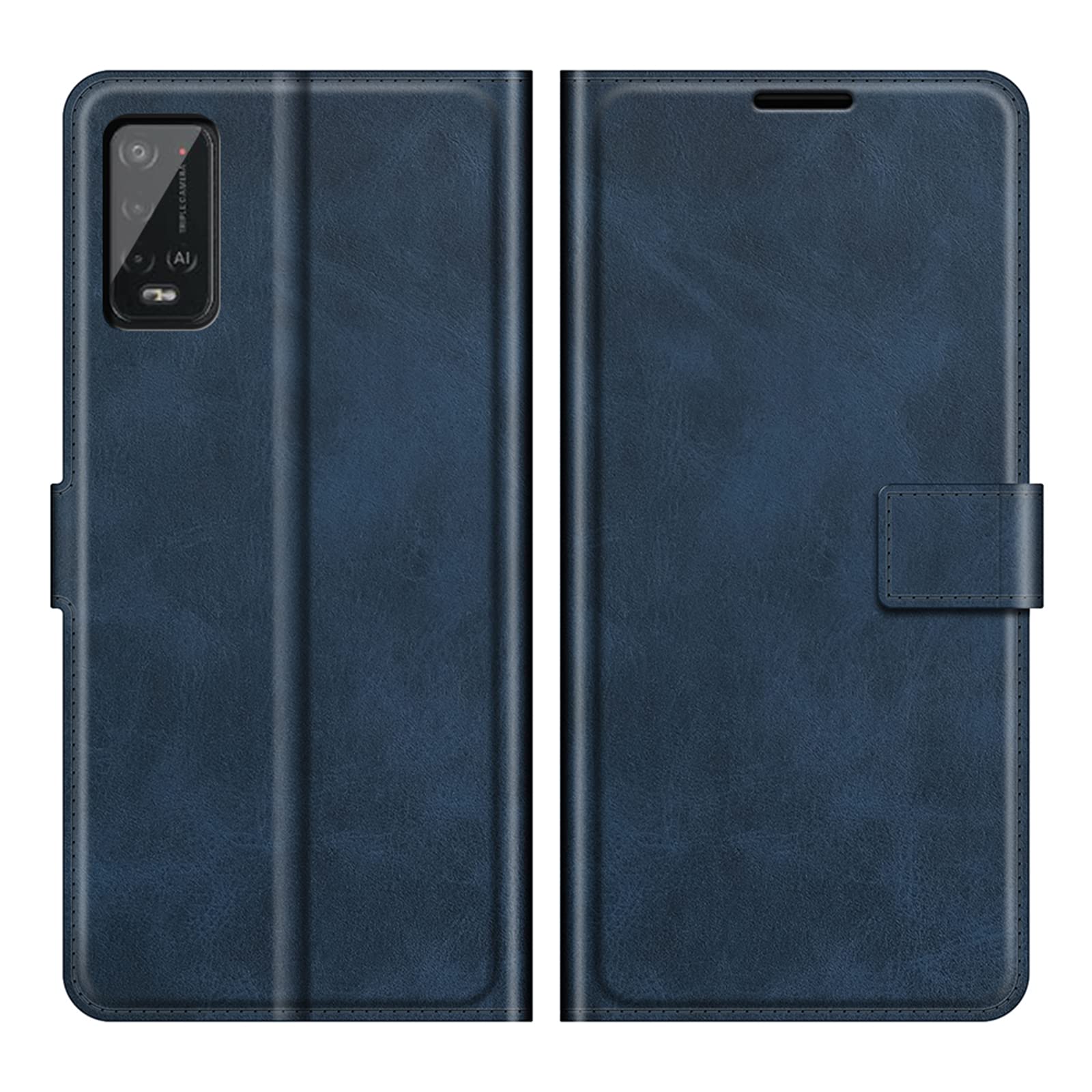 Kezaizhe Custodia per Wiko Power U20 PU Pelle Wallet Protettivo Cellulare Flip Cover per U20 Wiko Power U10 U 20 10 a Portafoglio Telefono con Magnetica (Black