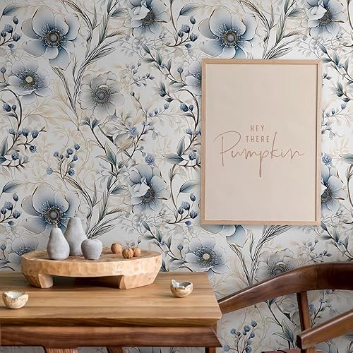 Miniatura 5 de BEETAL Papel tapiz autoadhesivo con diseño de hongos y calavera en blanco y negro, papel de contacto moderno para despegar y despegar, autoadhesivo,