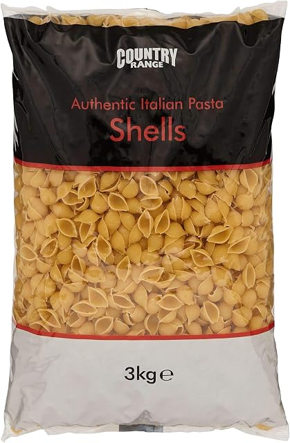 Country Range Italian Conchiglie Pasta Shells - 1x3kg Bag