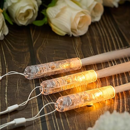 Miniatura 8 de Varita de luz de fibra óptica, varitas intermitentes con brillo, varitas de fibra óptica LED intermitentes, varitas de fibra LED, varitas LED