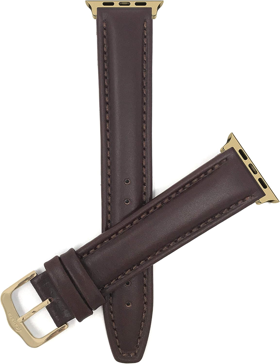 Bandini Leather Replacement for Apple Watch Band, Compatible with Apple Watch Series 6, 5, 4, 3, 2, 1 and iWatch Strap - Many Colors - 38mm, 40mm, 42mm, 44mm (Also Extra Long)