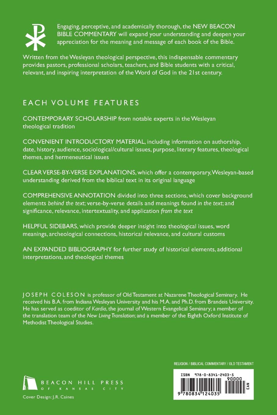 NBBC, Genesis 1-11: A Commentary in the Wesleyan Tradition (New Beacon Bible Commentary)