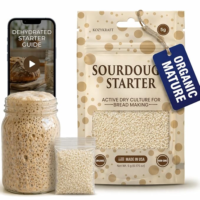 Sourdough Starter Culture – Dehydrated Wild Dry Yeast for Baking