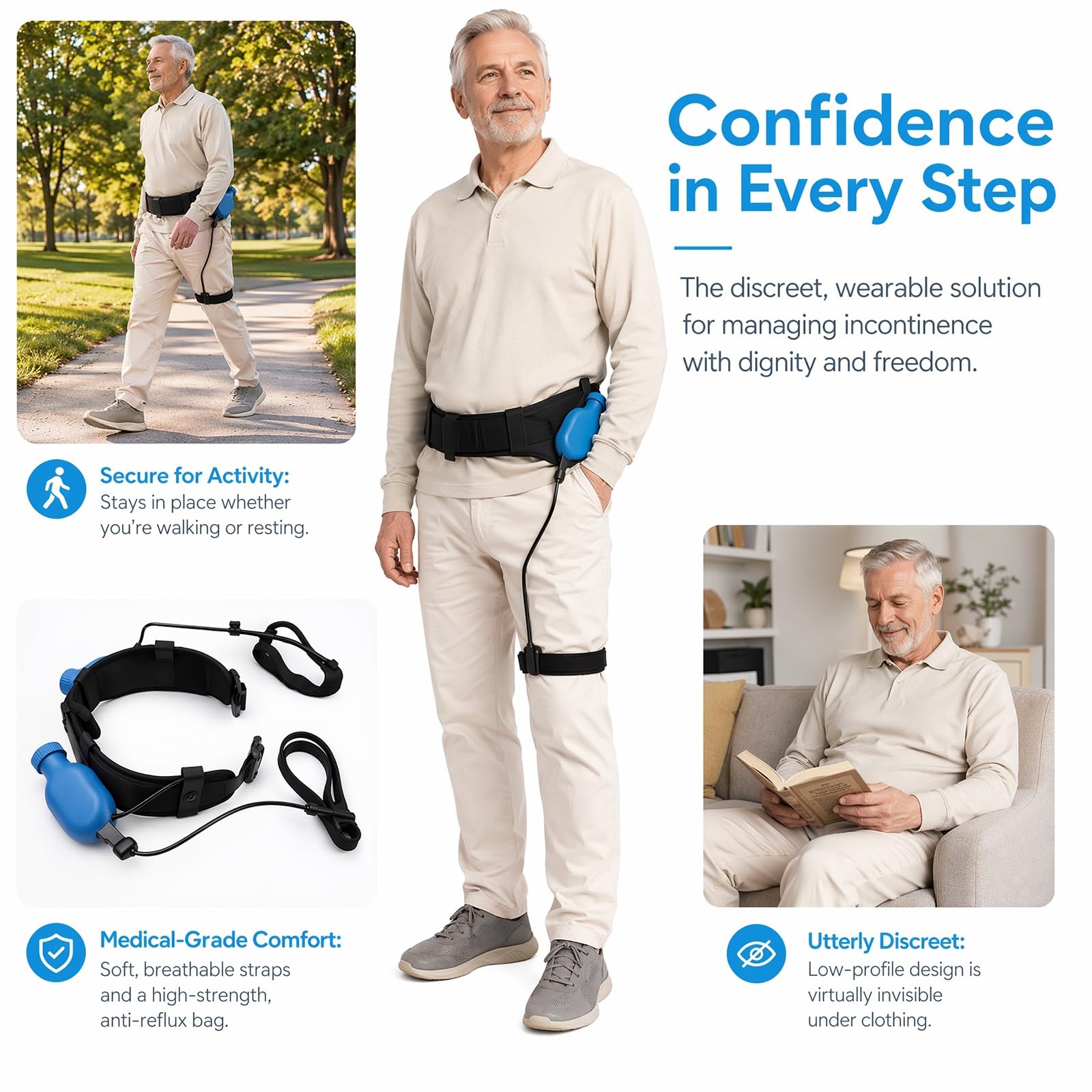 Esoscheletro camminata bionico forza regolabile singolo/doppio | Utilizzare supporto for gambe durante recupero dei pazienti Dispositivo mobilità indossabile leggero(Left,Small)