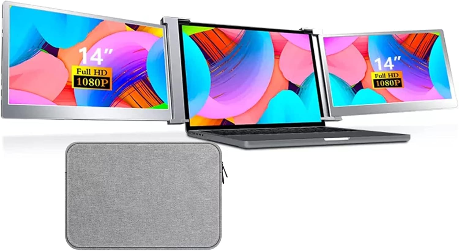 Large Portable Monitor for Laptop 14in Computer Monitors