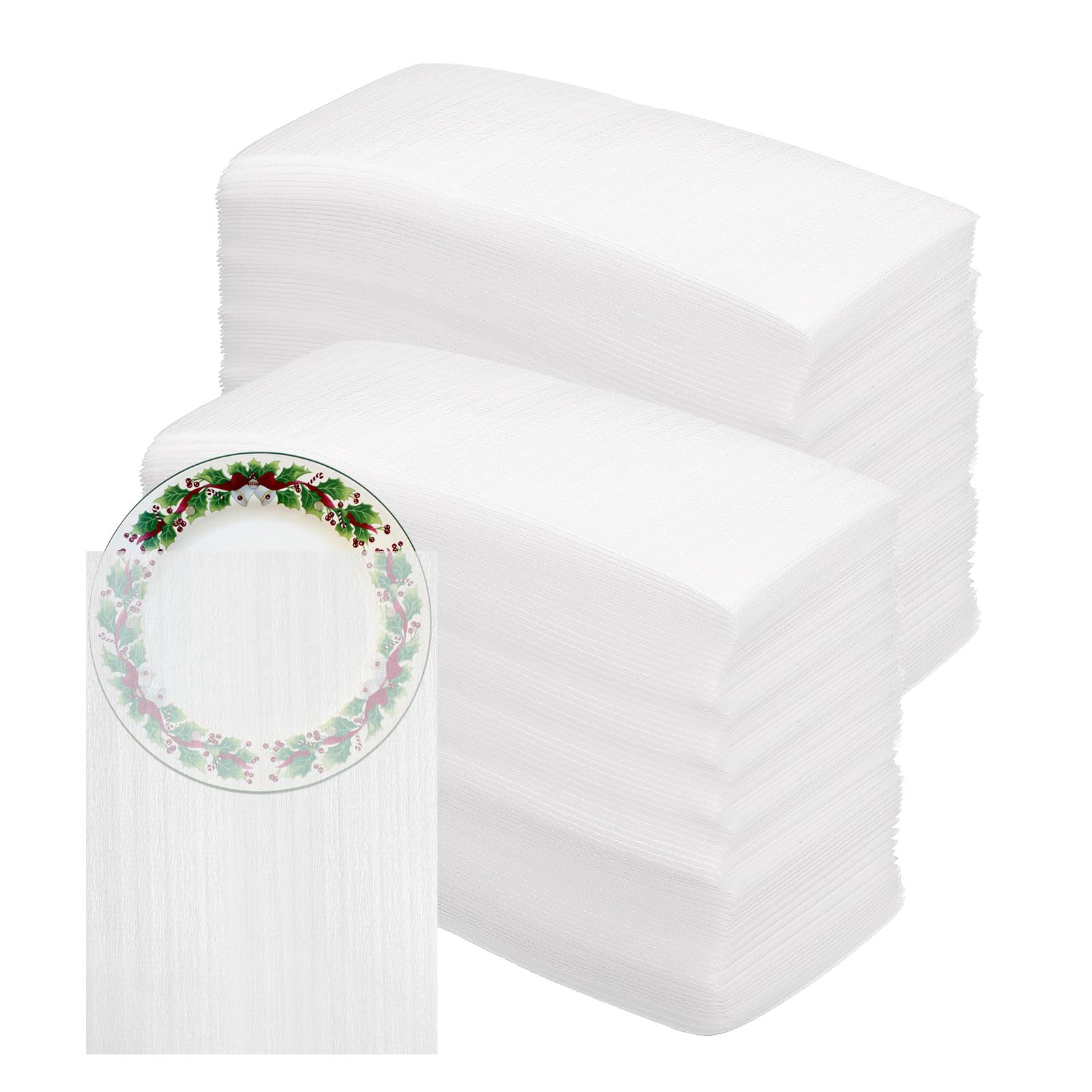 PATIKIL Foam Pouches, (8x16cm, White) (200 Pcs), Foam Cushion Pouches Packing Cushioning Supplies, Suit for - Moving/Transportation/Storage