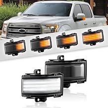 4-Pin LED Tow Mirror Lights Fits for 15-25 Ford F-150, 17-25 F-250/F-350