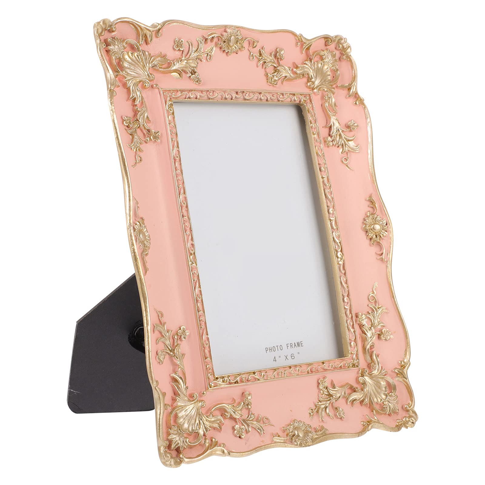 Cadre photo rétro en résine au motif vintage chic pour décoration de table élégante