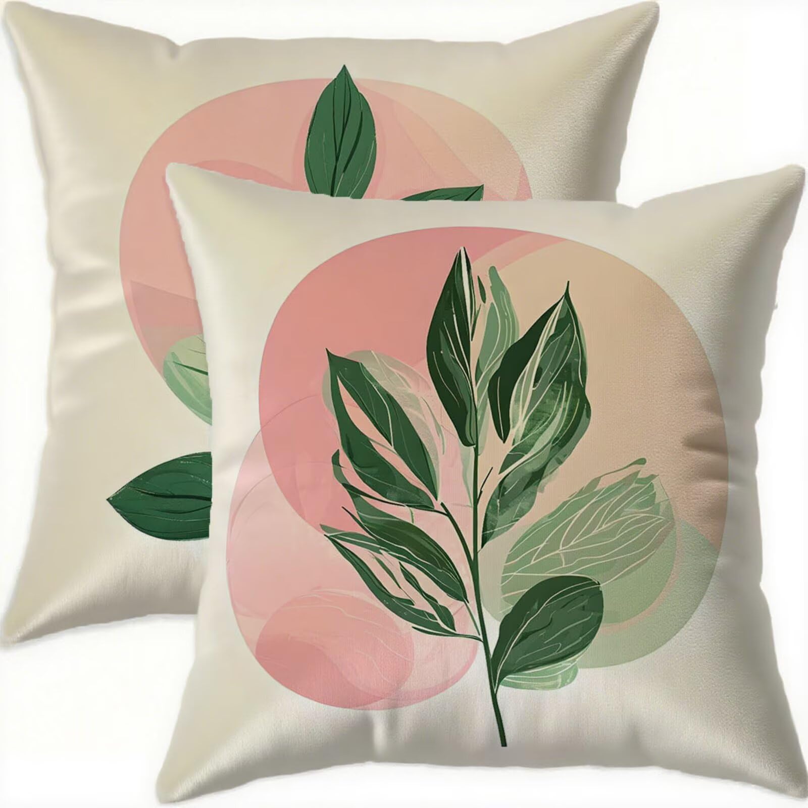 Taie oreiller 80x80cm housse coussin velours rose imperméable