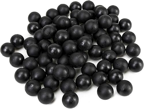 Miniatura 5 de AOOHYEO Bolas de pintura de calibre 0.43  Bolas de goma reutilizables .43 Cal para entrenamiento al aire libre no letal