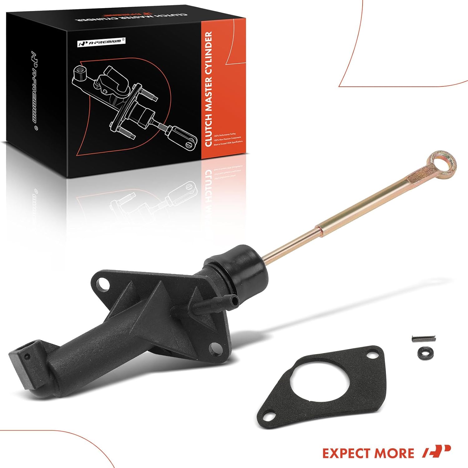 A-Premium Clutch Master Cylinder Without Reservoir Compatible with Ford Ranger 1983-1987, Bronco II 1984-1987, Aerostar 1986-1987, Replace# E3TZ7A543B